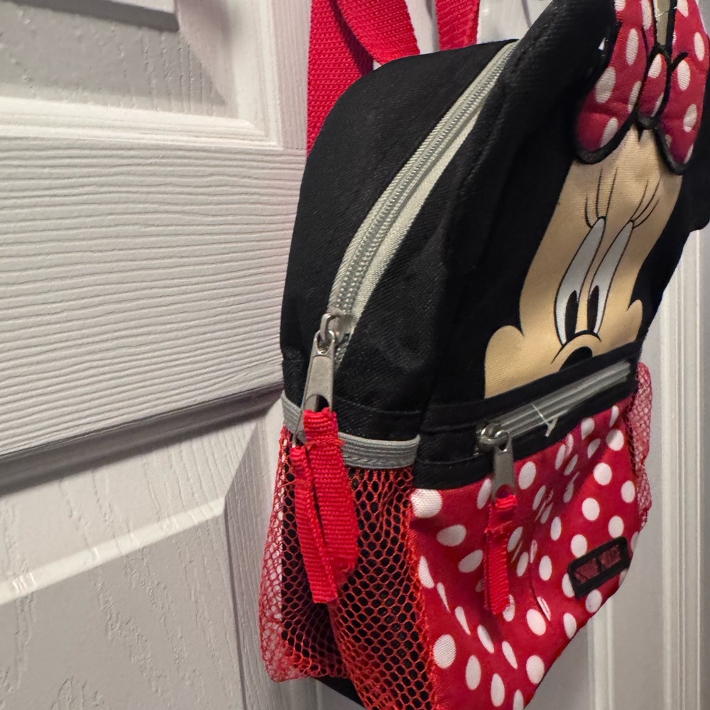 Red Disney Baby Minnie Mouse Backpack - Picture 4 of 7